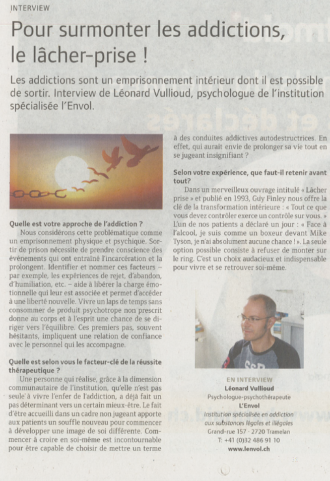 Articles Envol magazine santé 2018
